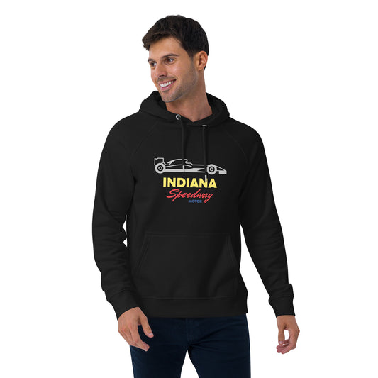 INDIANA Speedway Unisex eco raglan hoodie